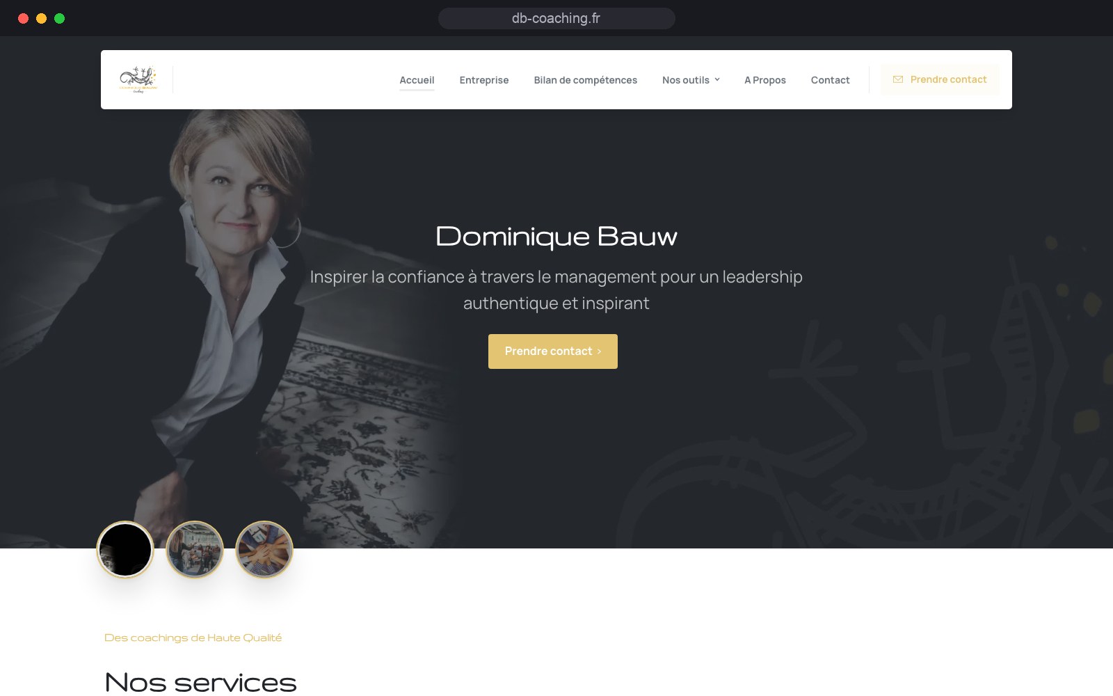 Dominique Bauw — Coaching